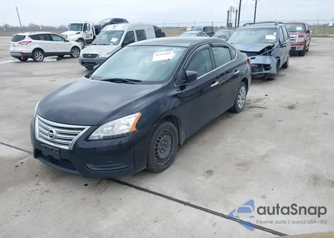 2013 Nissan Sentra Sv z USA, uszkodzony, nr VIN 3N1AB7AP1DL681879